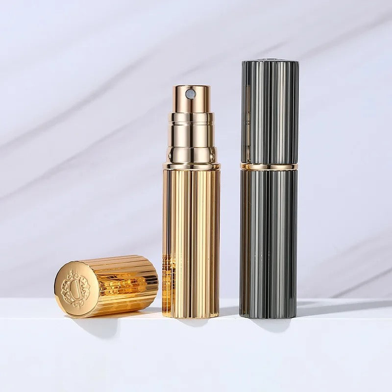 LOTIS - Luxury Perfume Atomizer - Stripe - Gold